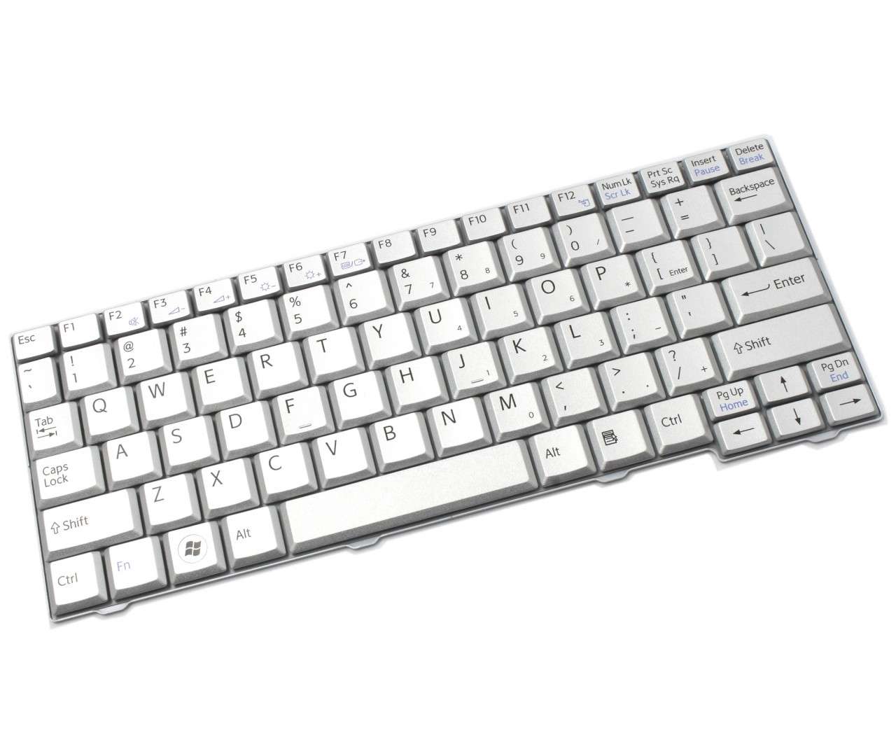 Tastatura Sony Vaio VPCM120ALW argintie