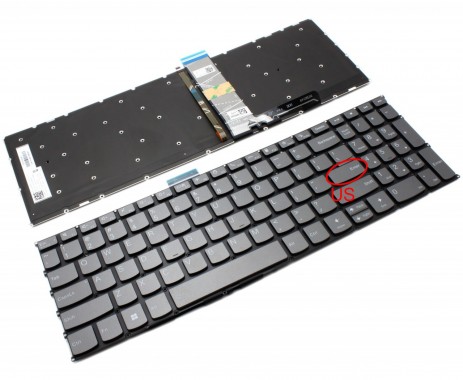 Tastatura Lenovo Yoga Creator 7-15IMH05 iluminata backlit US fara rama. Keyboard Lenovo Yoga Creator 7-15IMH05 iluminata backlit. Tastaturi laptop Lenovo Yoga Creator 7-15IMH05 iluminata backlit. Tastatura notebook Lenovo Yoga Creator 7-15IMH05 iluminata backlit