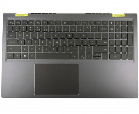 Tastatura Dell Vostro 15 5515 Neagra cu Palmrest Gri iluminata backlit. Keyboard Dell Vostro 15 5515 Neagra cu Palmrest Gri. Tastaturi laptop Dell Vostro 15 5515 Neagra cu Palmrest Gri. Tastatura notebook Dell Vostro 15 5515 Neagra cu Palmrest Gri