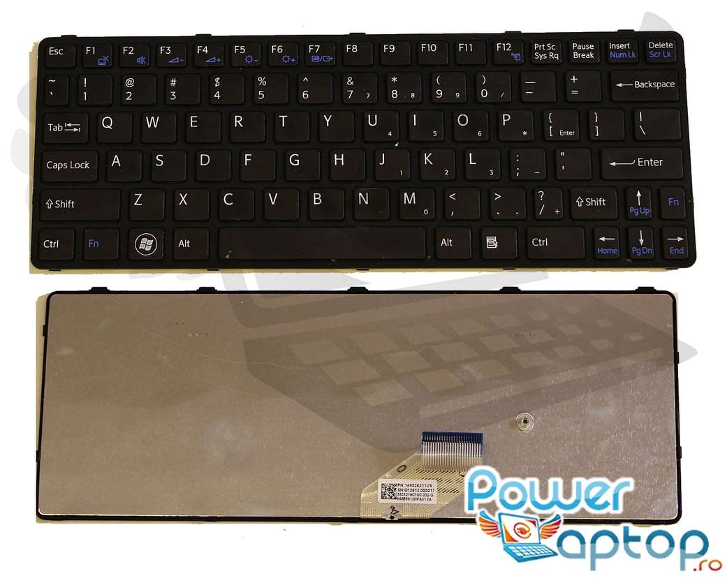 Tastatura Sony Vaio SVE11115EHB neagra