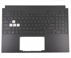 Tastatura Asus TUF F15 FX507ZE Neagra cu Palmrest Negru iluminata backlit. Keyboard Asus TUF F15 FX507ZE Neagra cu Palmrest Negru. Tastaturi laptop Asus TUF F15 FX507ZE Neagra cu Palmrest Negru. Tastatura notebook Asus TUF F15 FX507ZE Neagra cu Palmrest Negru