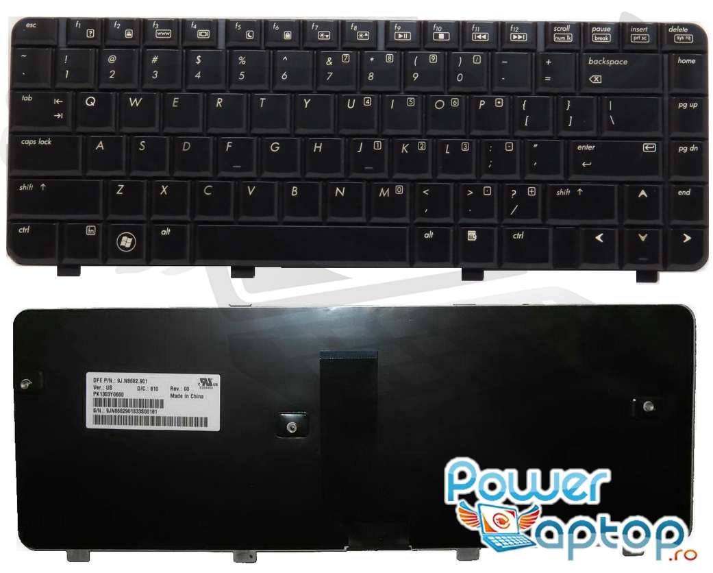 Tastatura HP Pavilion DV4 1015 neagra