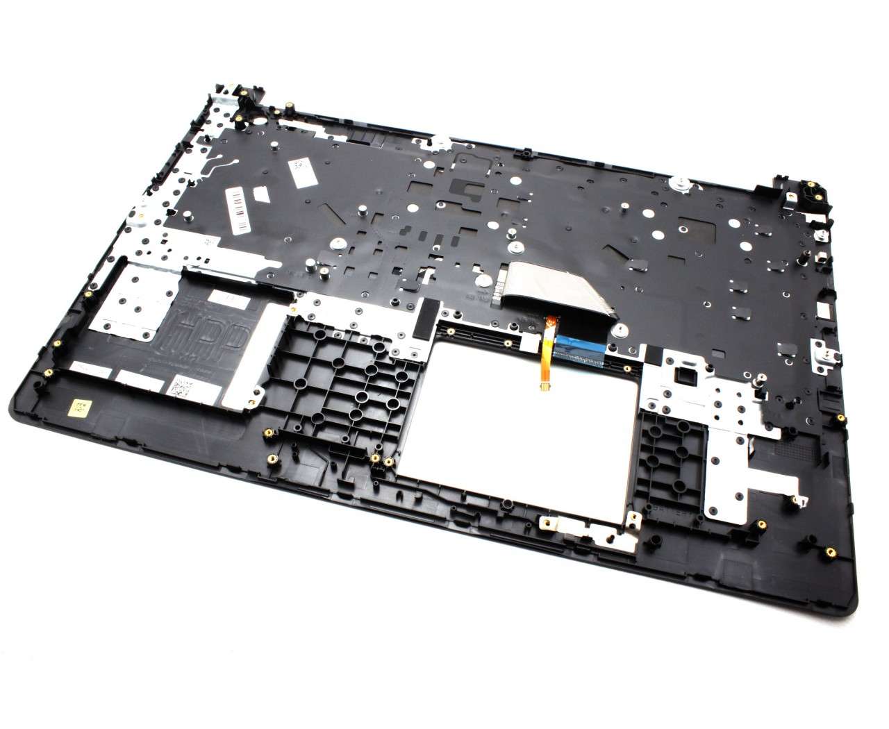 Tastatura Dell 06XX1G Neagra cu Palmrest Albastru iluminata backlit