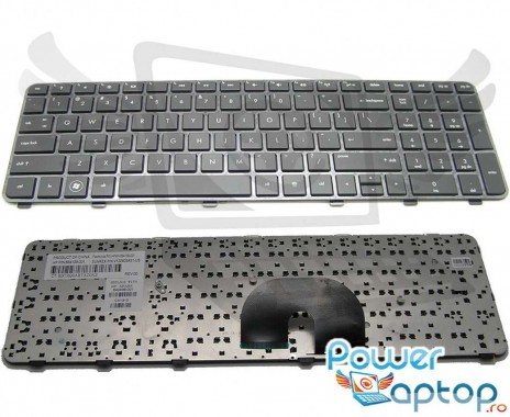 Tastatura HP Pavilion dv6 6c40 Neagra. Keyboard HP Pavilion dv6 6c40 Neagra. Tastaturi laptop HP Pavilion dv6 6c40 Neagra. Tastatura notebook HP Pavilion dv6 6c40 Neagra