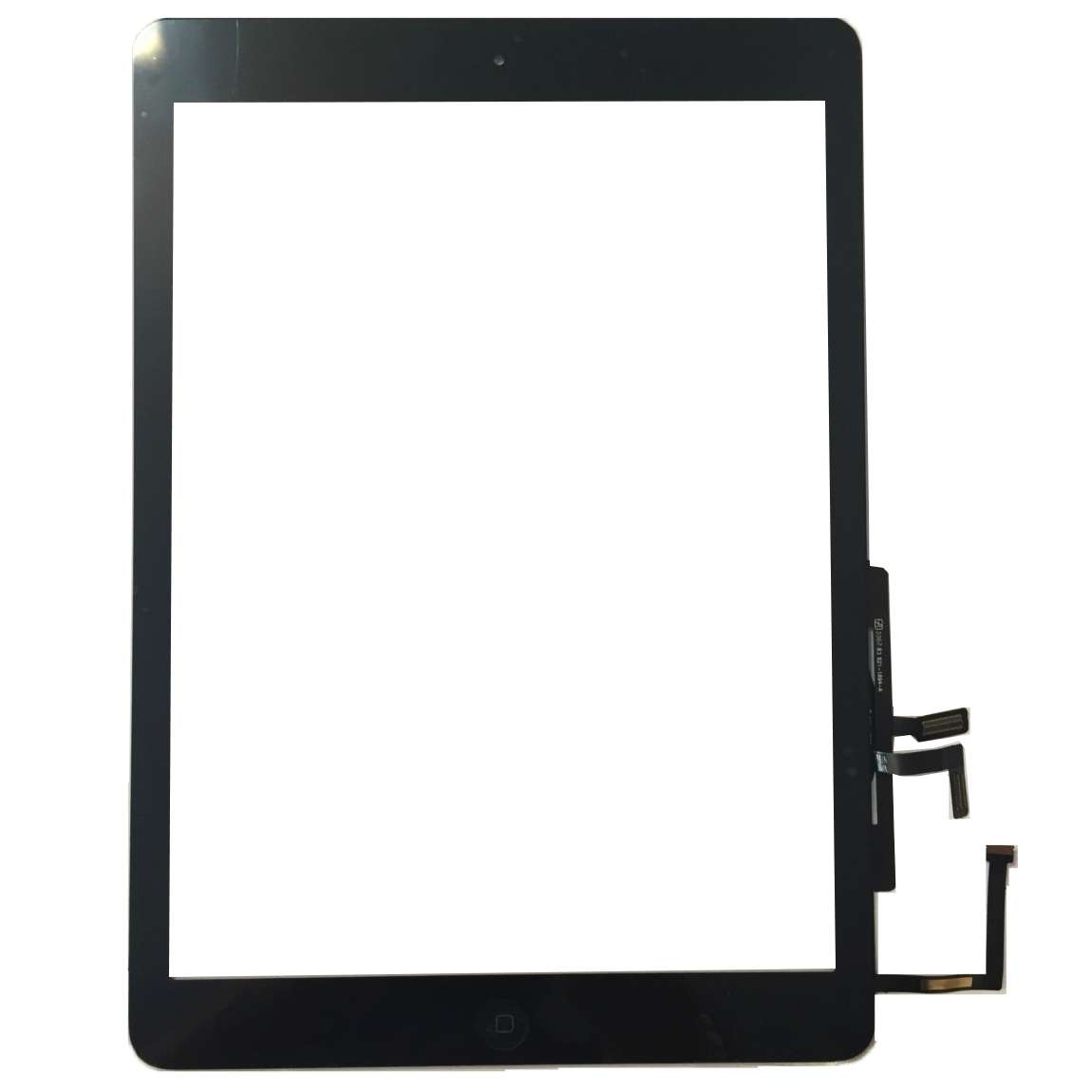 Touchscreen Digitizer Apple iPad 5 A1823 cu buton home si adeziv Negru Geam Sticla Tableta