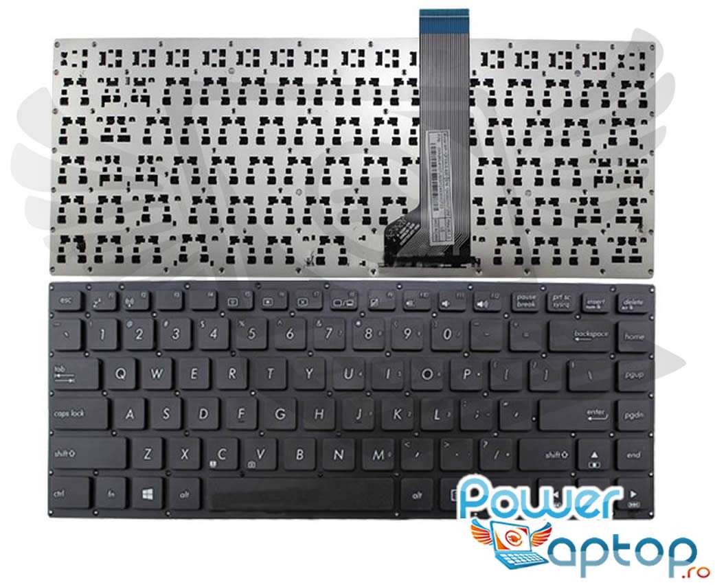 Tastatura Asus K451LB layout US fara rama enter mic