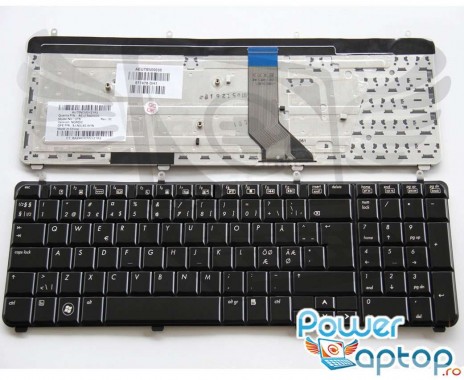 Tastatura HP Pavilion dv7 3160 Neagra. Keyboard HP Pavilion dv7 3160 Neagra. Tastaturi laptop HP Pavilion dv7 3160 Neagra. Tastatura notebook HP Pavilion dv7 3160 Neagra