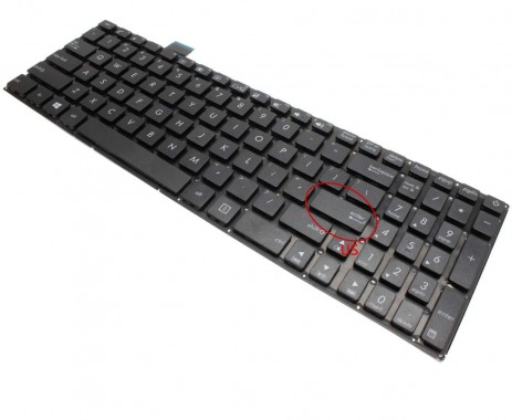 Tastatura Asus X542UQR. Keyboard Asus X542UQR. Tastaturi laptop Asus X542UQR. Tastatura notebook Asus X542UQR