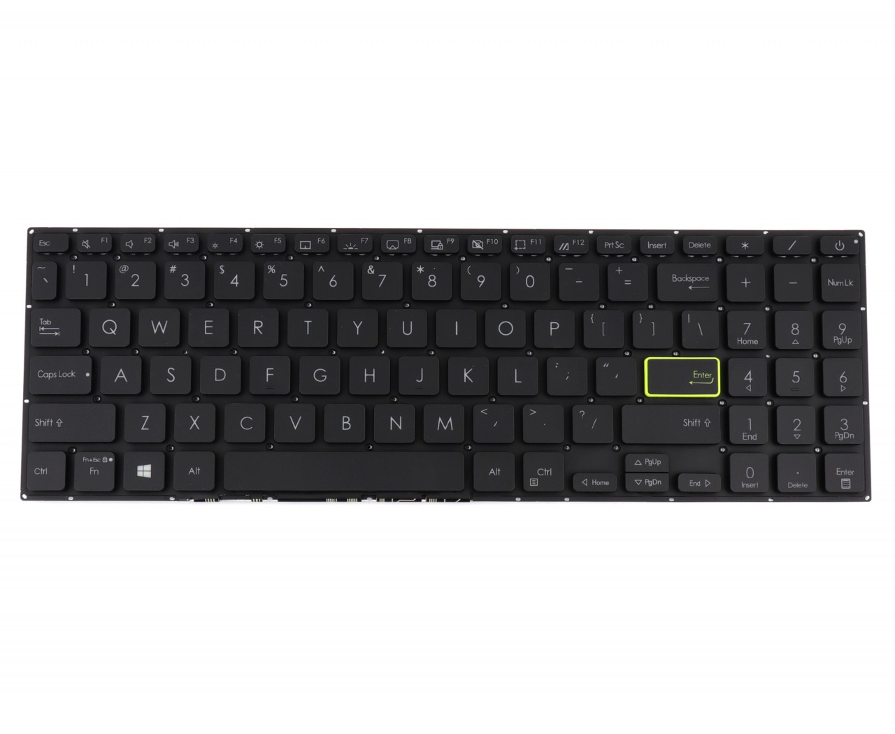 Tastatura Asus VivoBook S15 S533 iluminata layout US fara rama enter mic