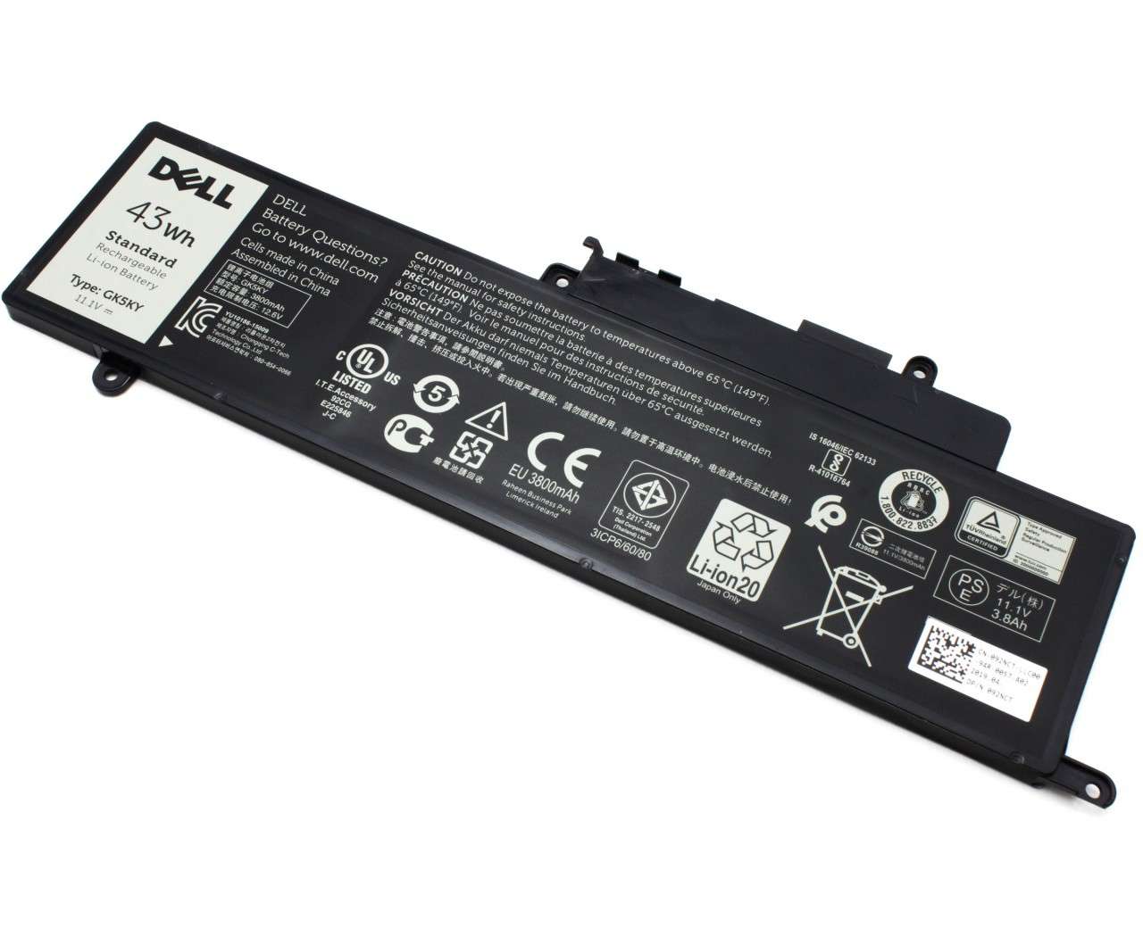 Baterie Dell Inspiron 15 7568 Originala 43Wh