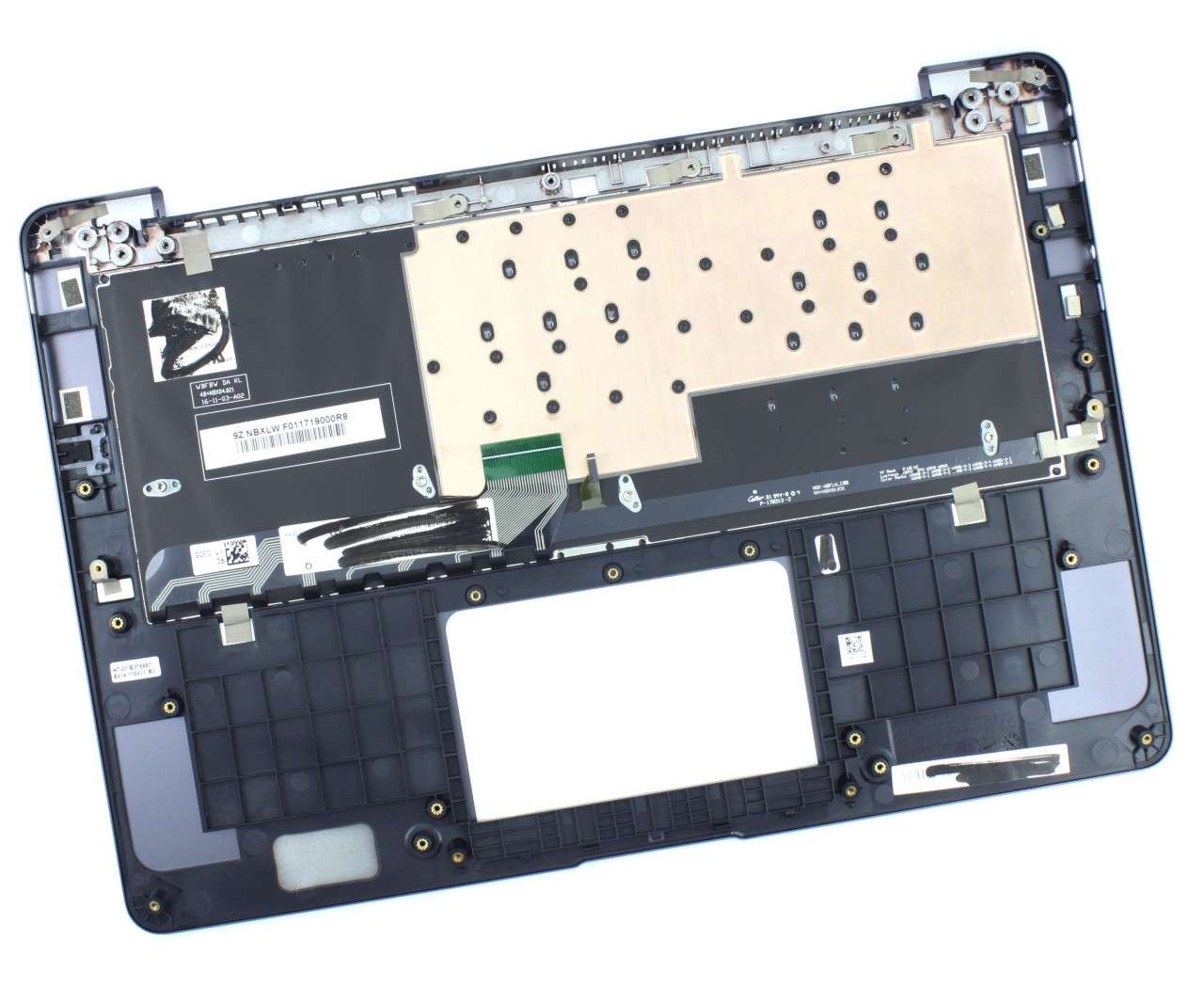 Tastatura Asus ZenBook UX3400UN Neagra cu Palmrest Gri iluminata backlit