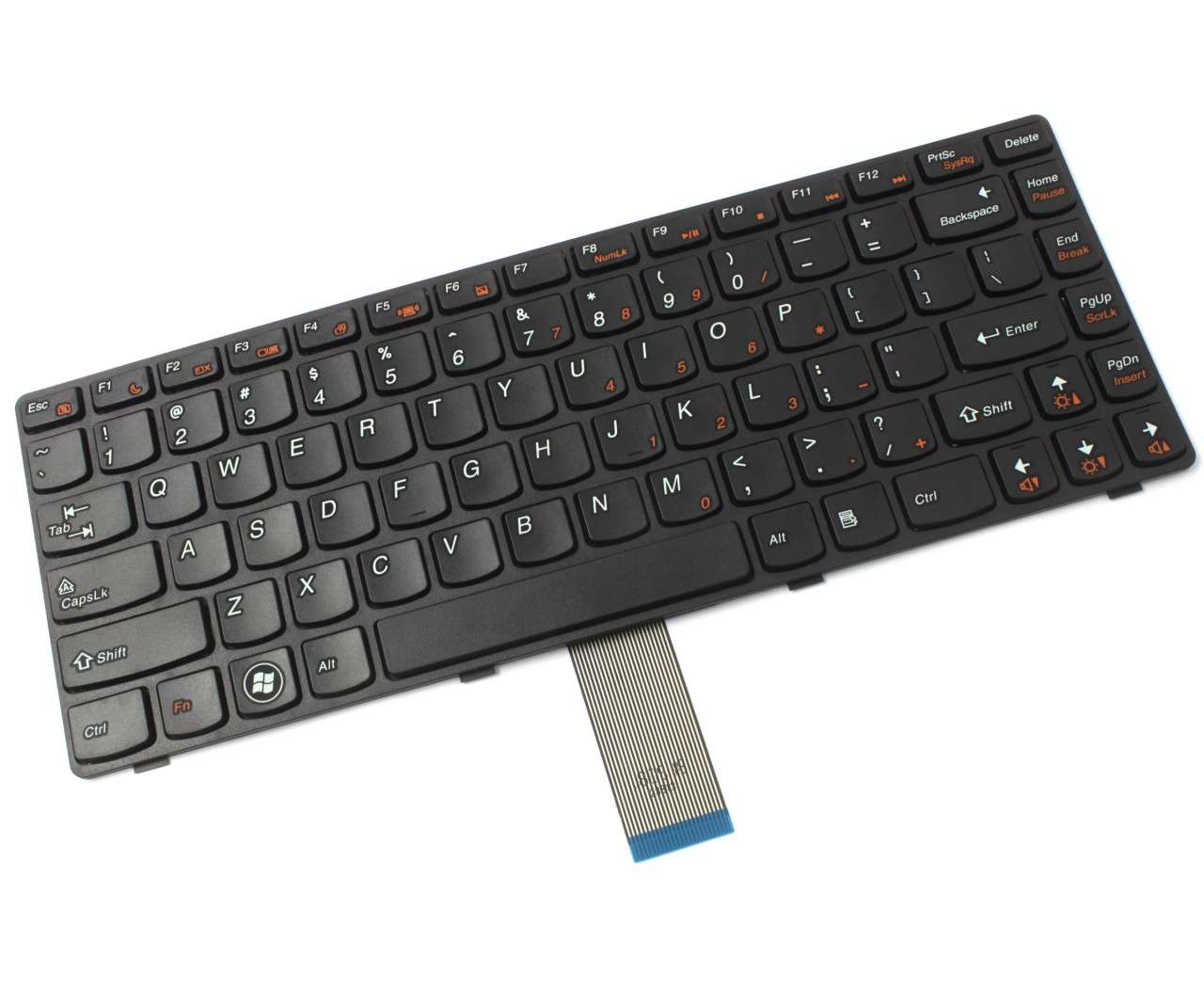 Tastatura Lenovo PK130RQ3A00 Rama neagra