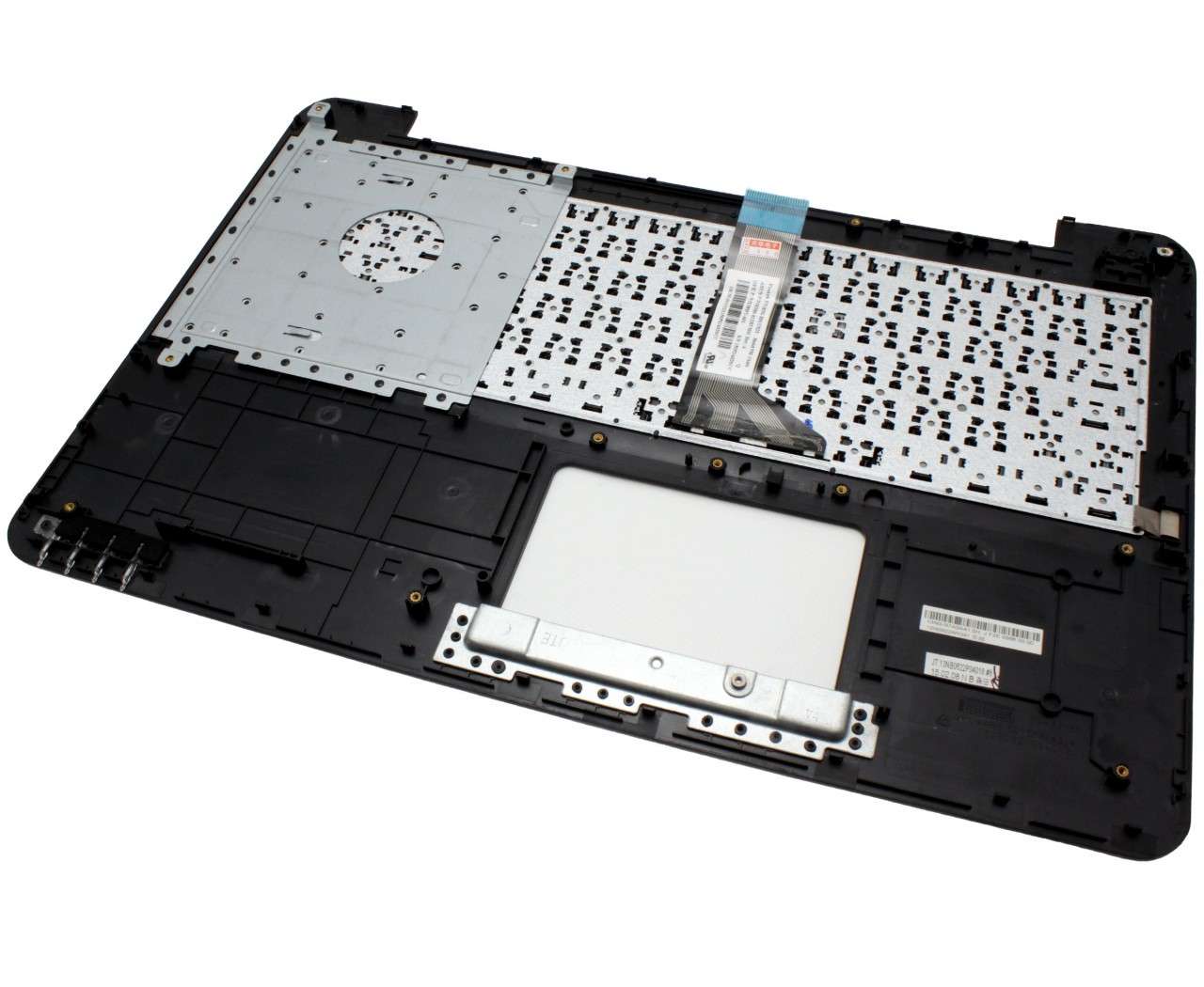 Tastatura Asus F555LD Neagra cu Palmrest argintiu