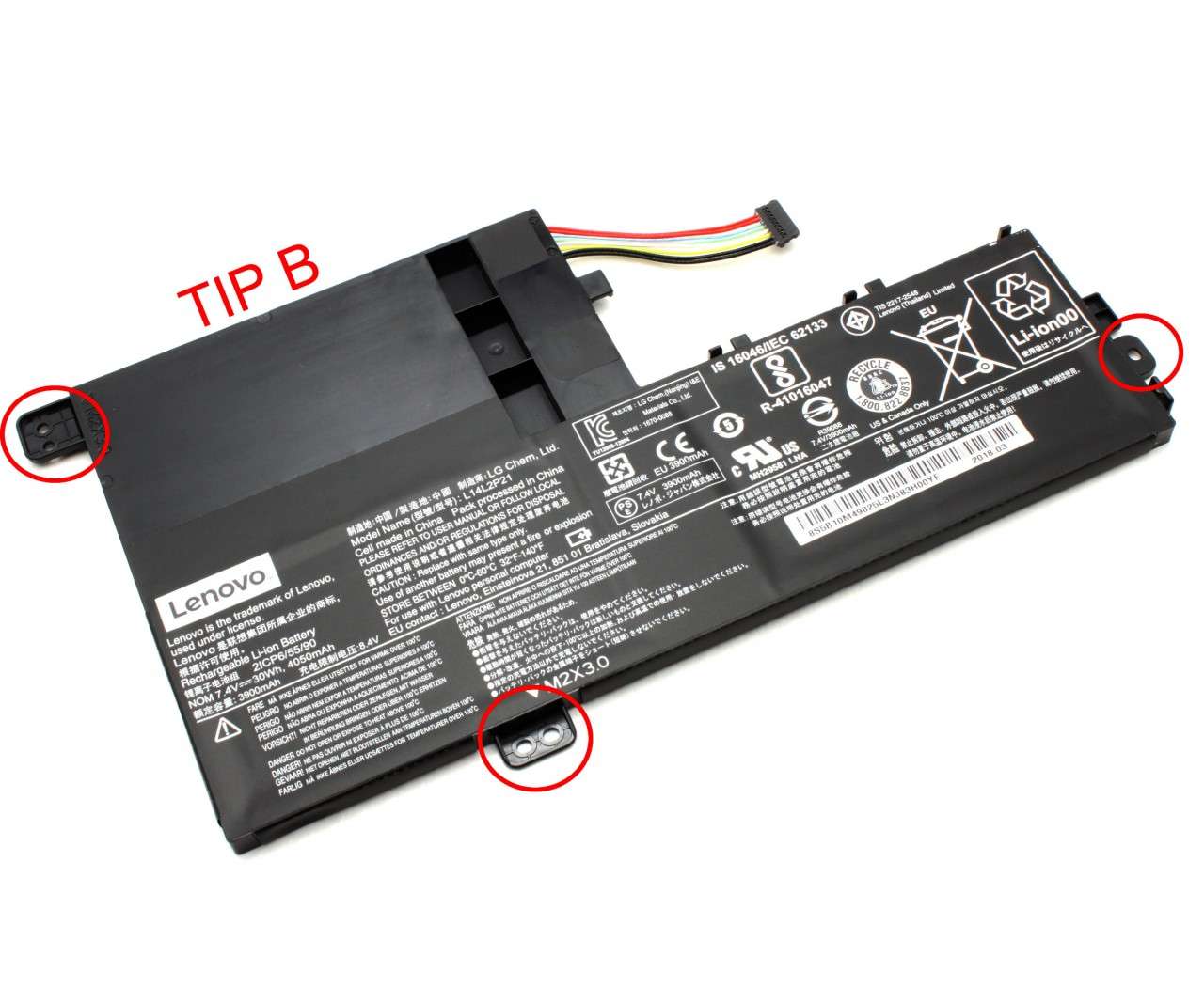 Baterie Lenovo IdeaPad 310S-14ISK Originala 30Wh Tip B