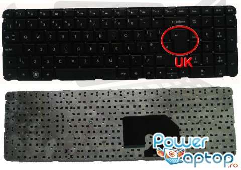 Tastatura HP  634016 A41. Keyboard HP  634016 A41. Tastaturi laptop HP  634016 A41. Tastatura notebook HP  634016 A41