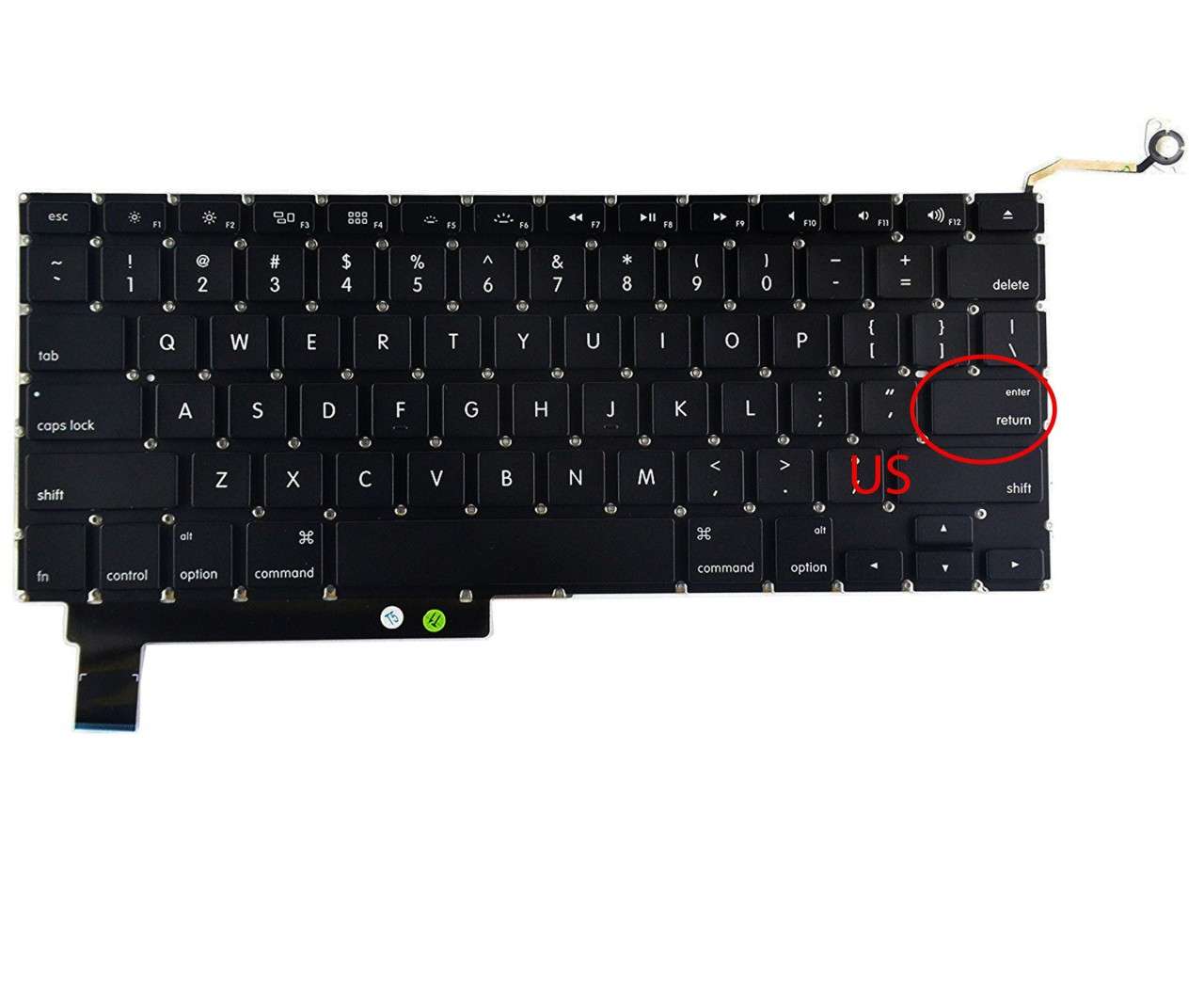 Tastatura Apple MacBook Pro 15 MC026 layout US fara rama enter mic