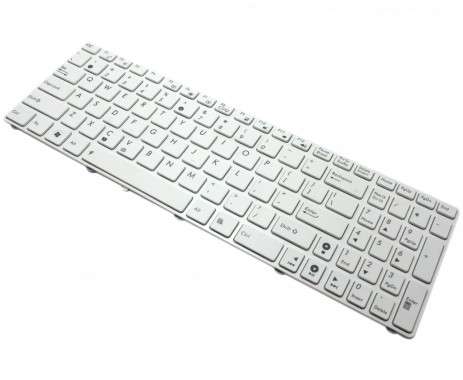 Tastatura Asus N51T alba. Keyboard Asus N51T alba. Tastaturi laptop Asus N51T alba. Tastatura notebook Asus N51T alba