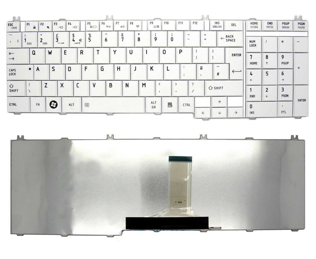 Tastatura Toshiba Satellite C650 alba