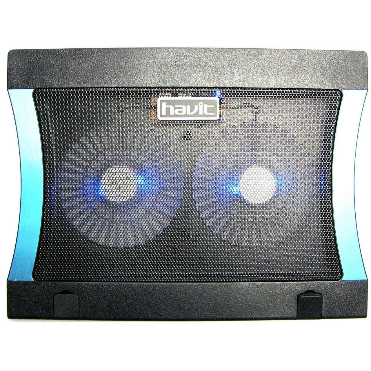 Cooler Stand Laptop Notebook Havit 2 Ventilatoare cu Nivel Reglabil Slot USB si LED