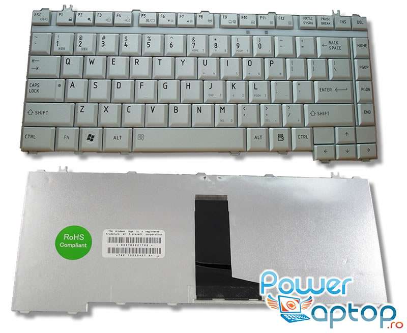 Tastatura Toshiba Satellite M212 argintie