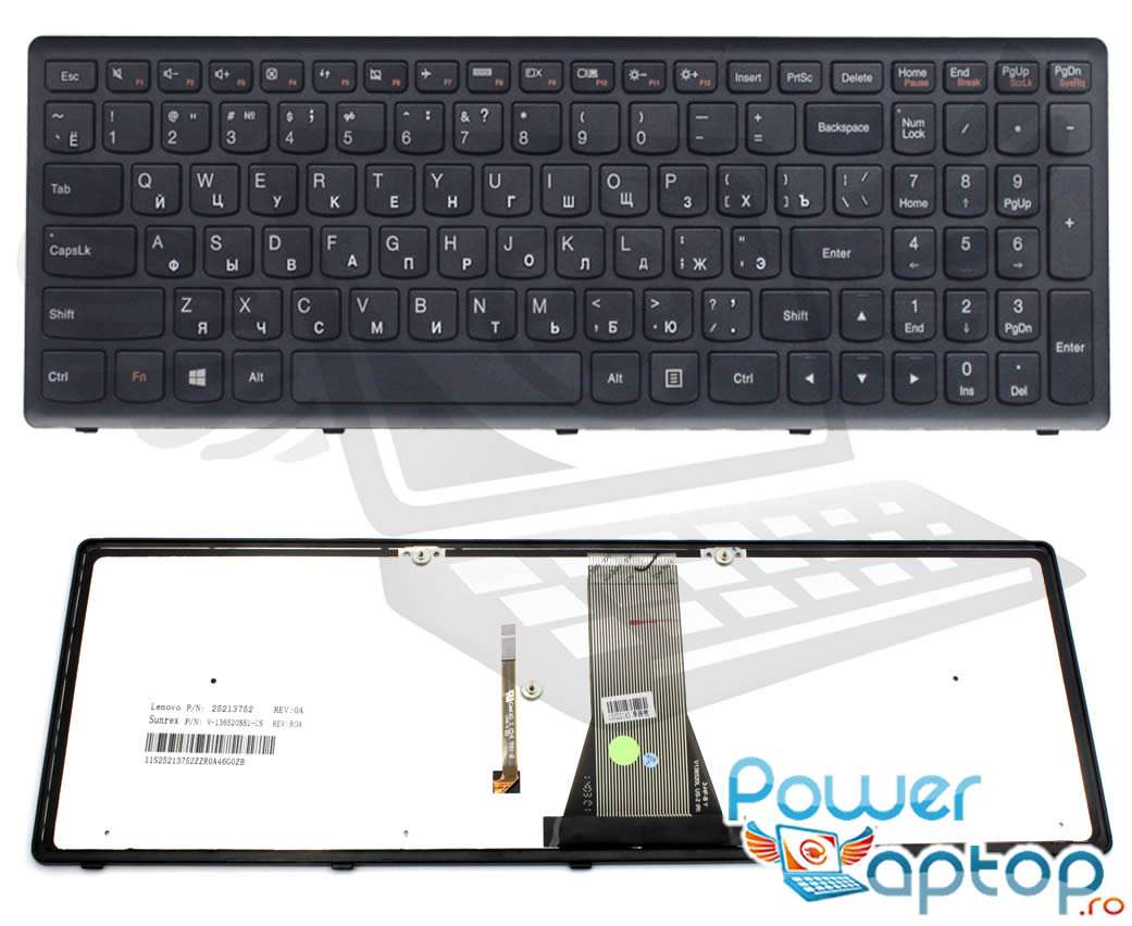 Tastatura Lenovo 25213049 iluminata backlit