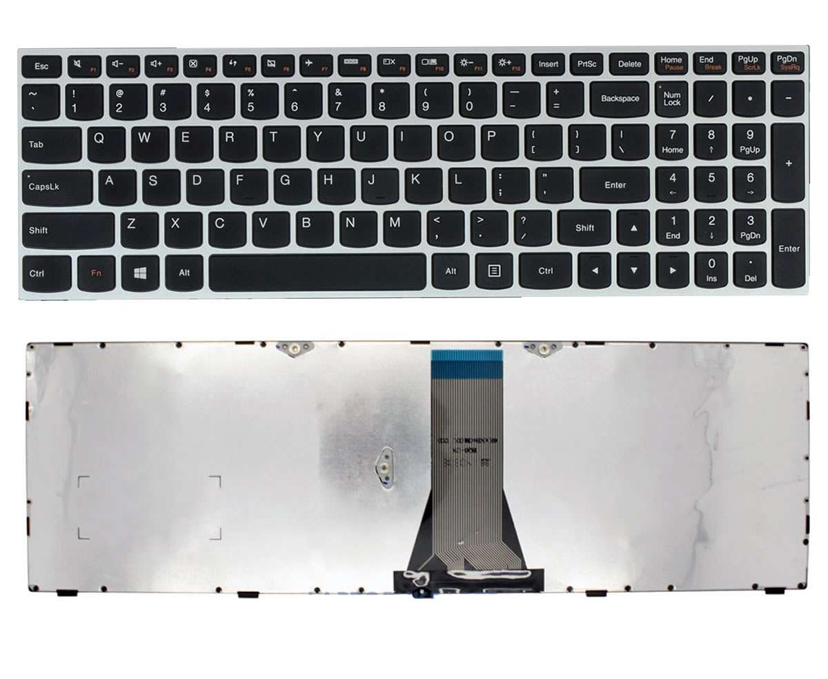 Tastatura Lenovo 25214763 Rama Argintie
