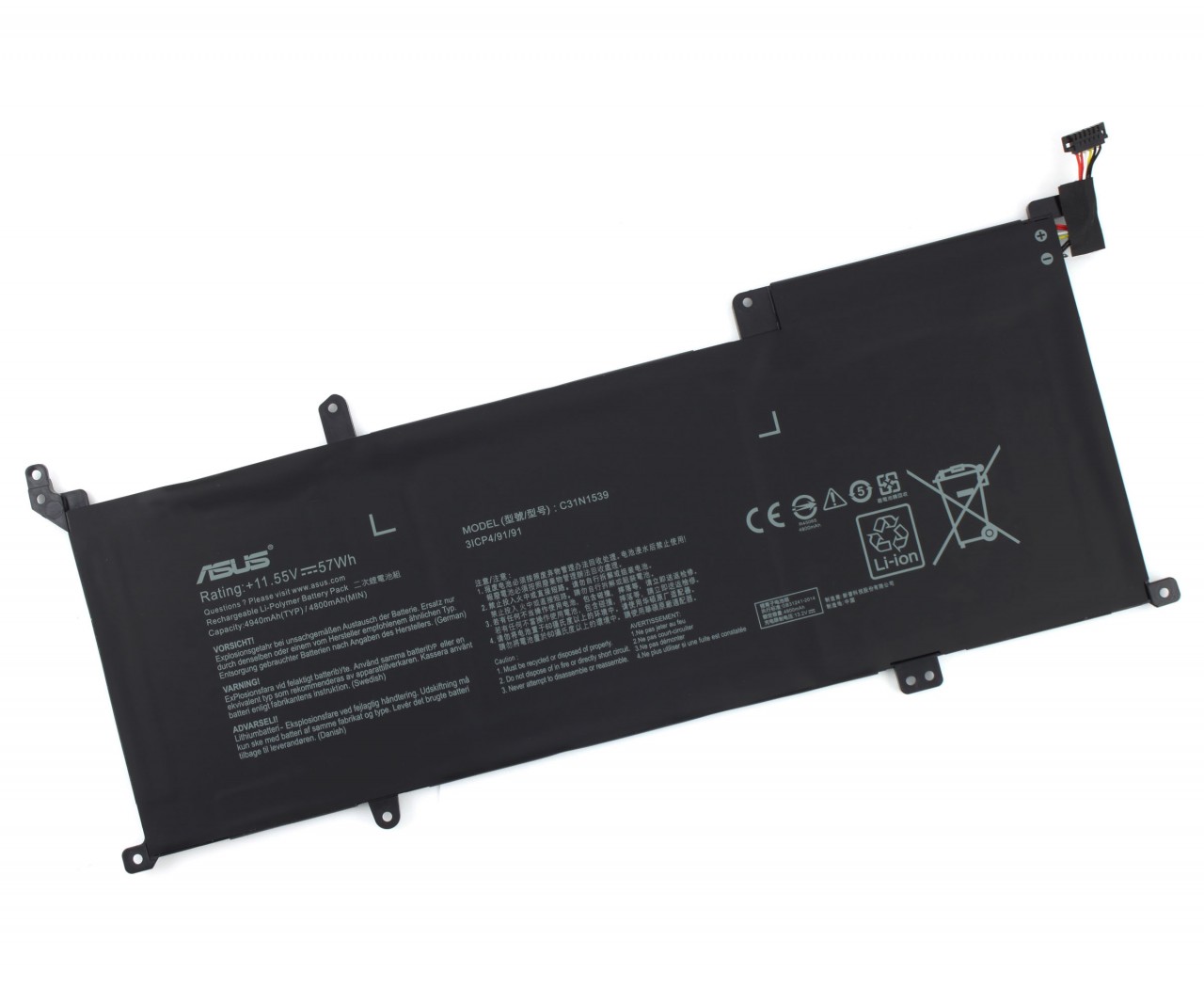Baterie Asus ZenBook UX306U Originala 57Wh