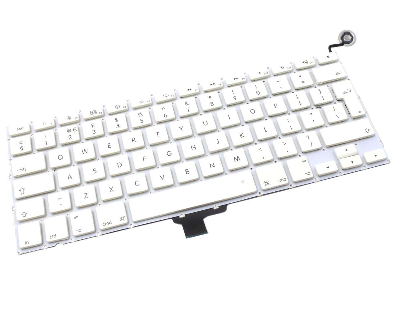 Tastatura Alba Apple MacBook A1342 2009 layout UK fara rama enter mare