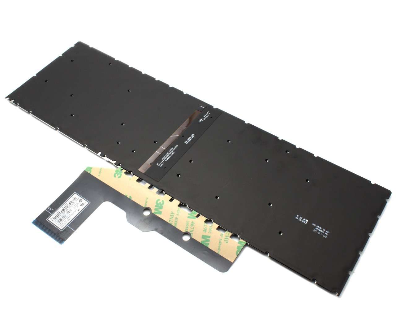 Tastatura Argintie HP Envy X360 15M-ED iluminata layout US fara rama enter mic