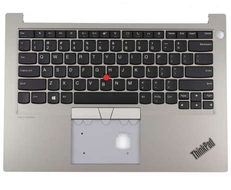 Tastatura Lenovo 5M10W64411 Neagra cu Palmrest Gri. Keyboard Lenovo 5M10W64411 Neagra cu Palmrest Gri. Tastaturi laptop Lenovo 5M10W64411 Neagra cu Palmrest Gri. Tastatura notebook Lenovo 5M10W64411 Neagra cu Palmrest Gri