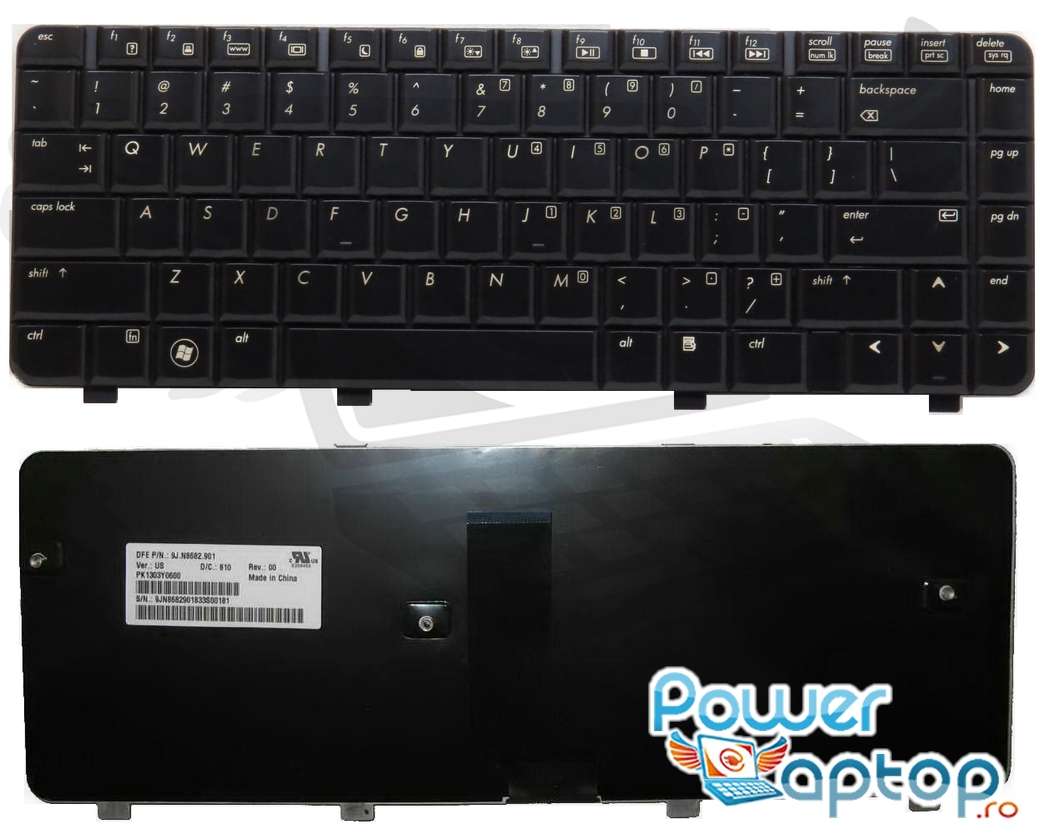Tastatura HP Pavilion DV4 1040 neagra