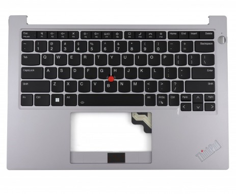 Tastatura Lenovo AP1B4000100AYL Neagra cu Palmrest Argintiu iluminata backlit. Keyboard Lenovo AP1B4000100AYL Neagra cu Palmrest Argintiu. Tastaturi laptop Lenovo AP1B4000100AYL Neagra cu Palmrest Argintiu. Tastatura notebook Lenovo AP1B4000100AYL Neagra cu Palmrest Argintiu