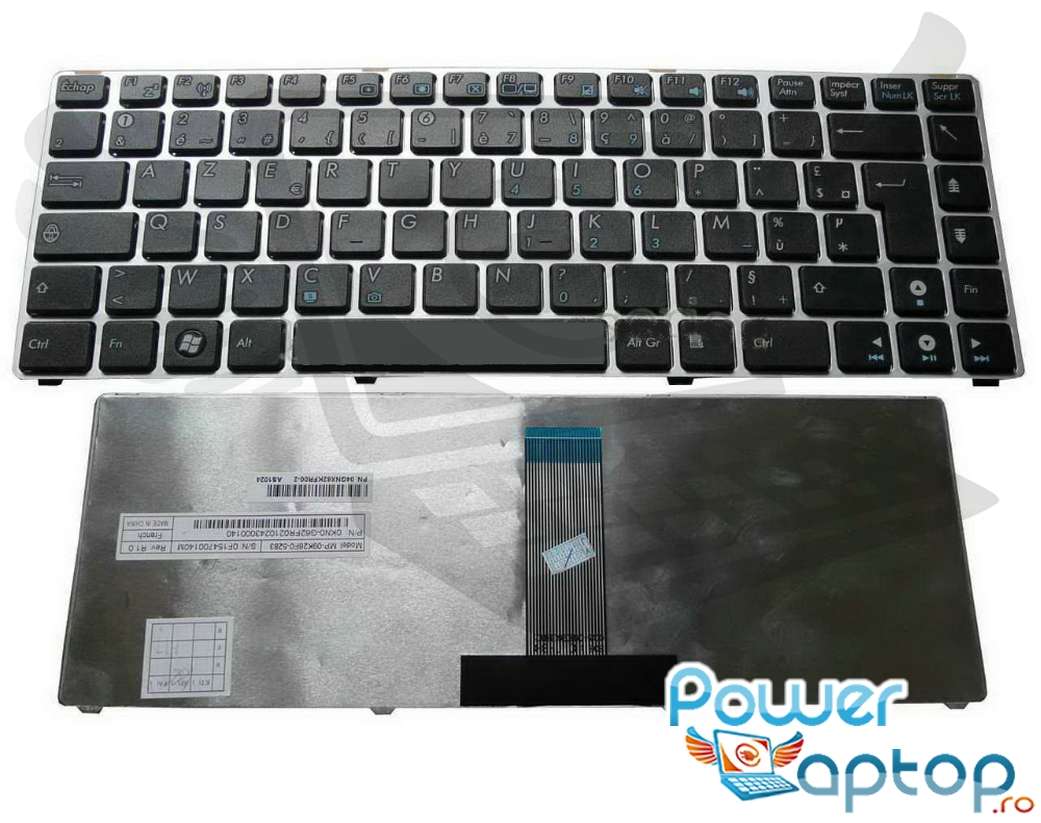 Tastatura Asus Eee PC 1201 rama gri