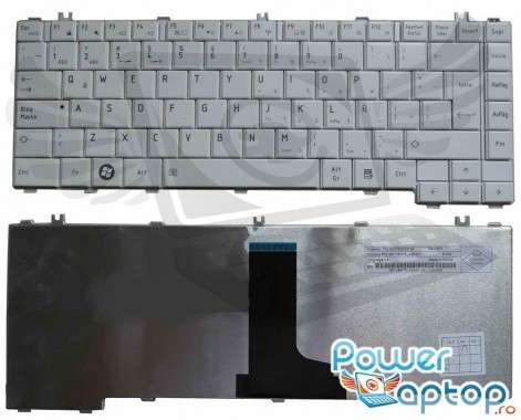 Tastatura Toshiba Satellite L745-S4210 alba. Keyboard Toshiba Satellite L745-S4210 alba. Tastaturi laptop Toshiba Satellite L745-S4210 alba. Tastatura notebook Toshiba Satellite L745-S4210 alba