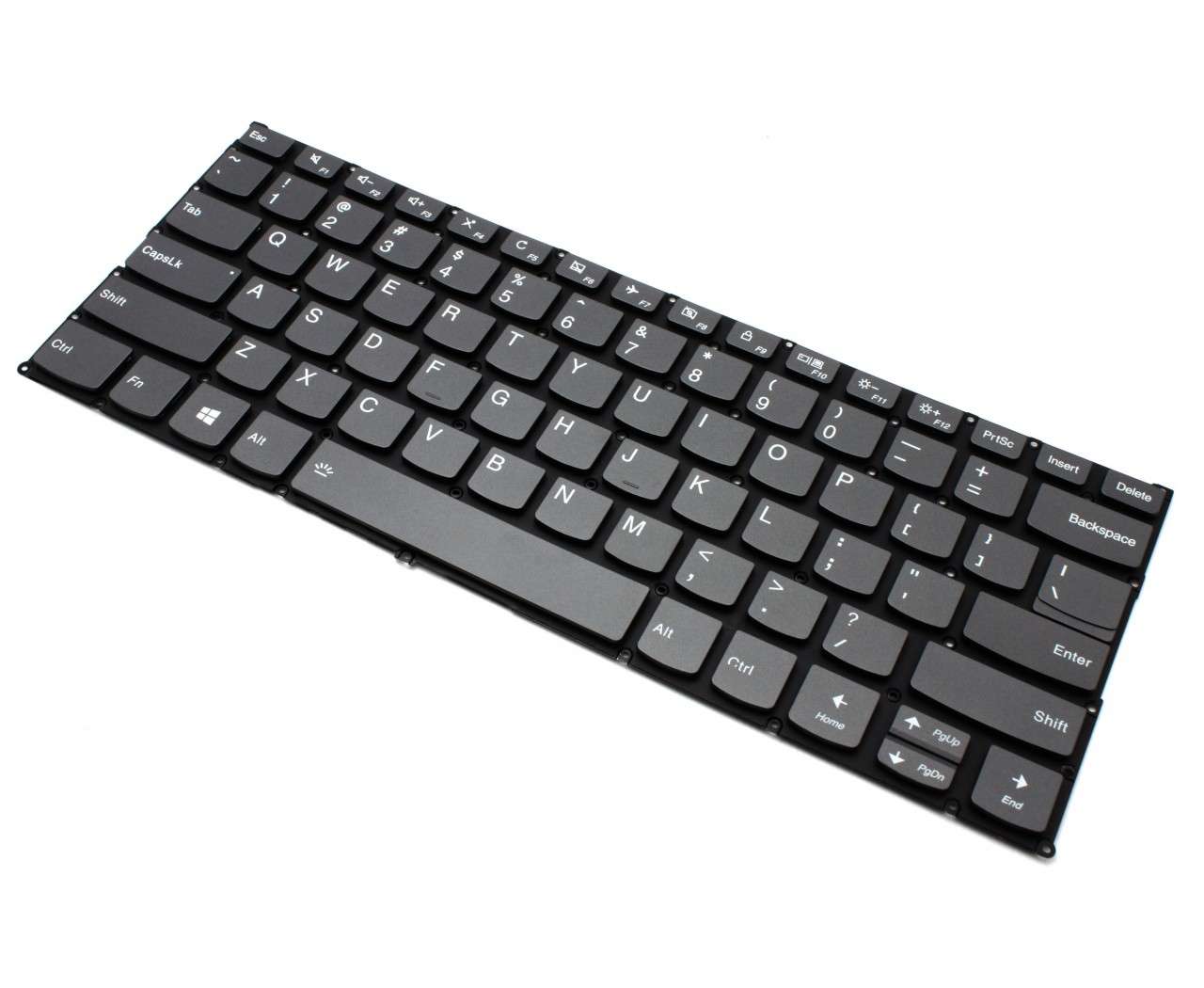 Tastatura Lenovo Ideapad C340-14IWL Gri iluminata backlit