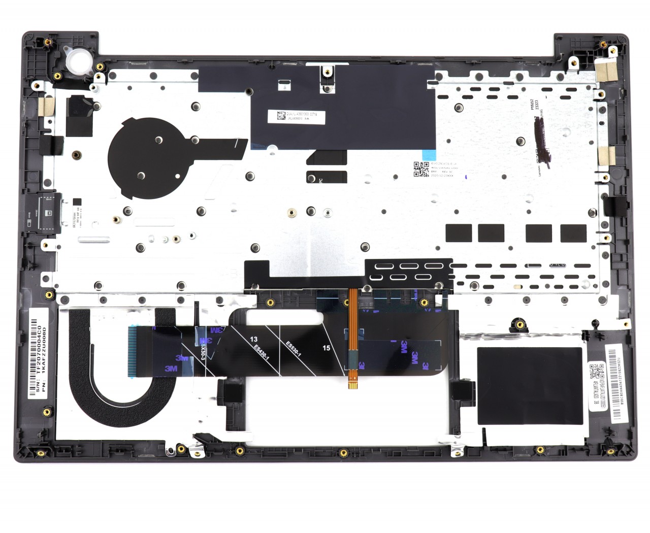 Tastatura Lenovo 9Z.NDUBQ.R01 Gri cu Palmrest Gri iluminata backlit