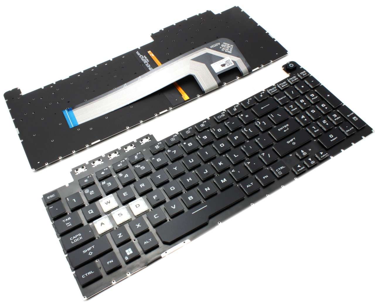 Tastatura Asus TUF Gaming FA506U iluminata layout US fara rama enter mic
