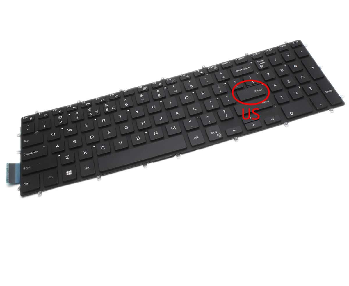 Tastatura Dell Inspiron 17 7778 iluminata