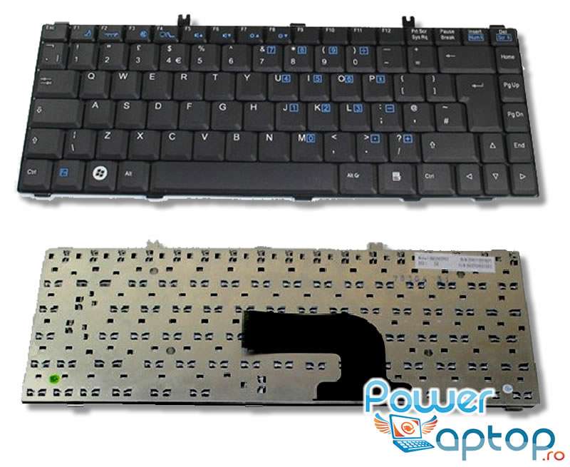 Tastatura Fujitsu Siemens Amilo La1703 neagra