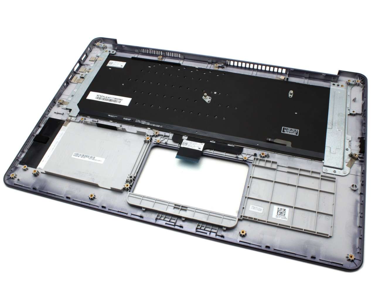 Tastatura Asus X510U neagra cu Palmrest Albastru iluminata backlit