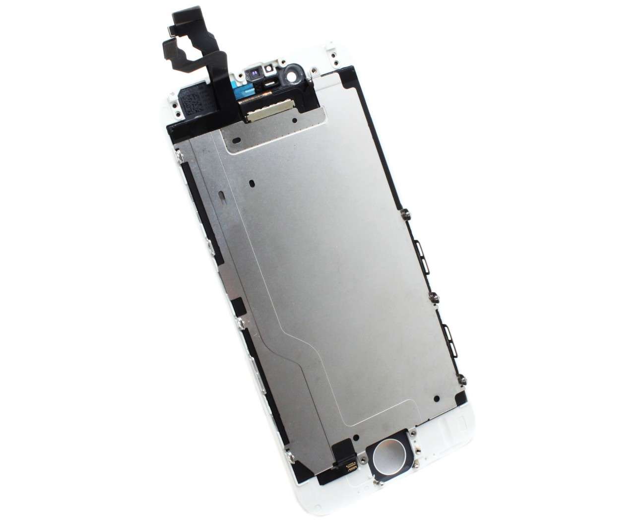 Display iPhone 6 LCD Alb Complet Cu Tablita Metalica Si Conector Amprenta