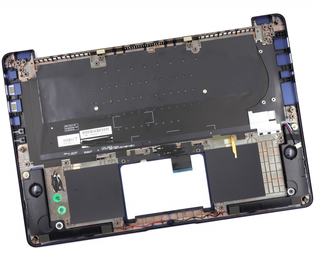 Tastatura Asus ZenBook UX530UQ Neagra cu Palmrest Albastru Inchis iluminata backlit