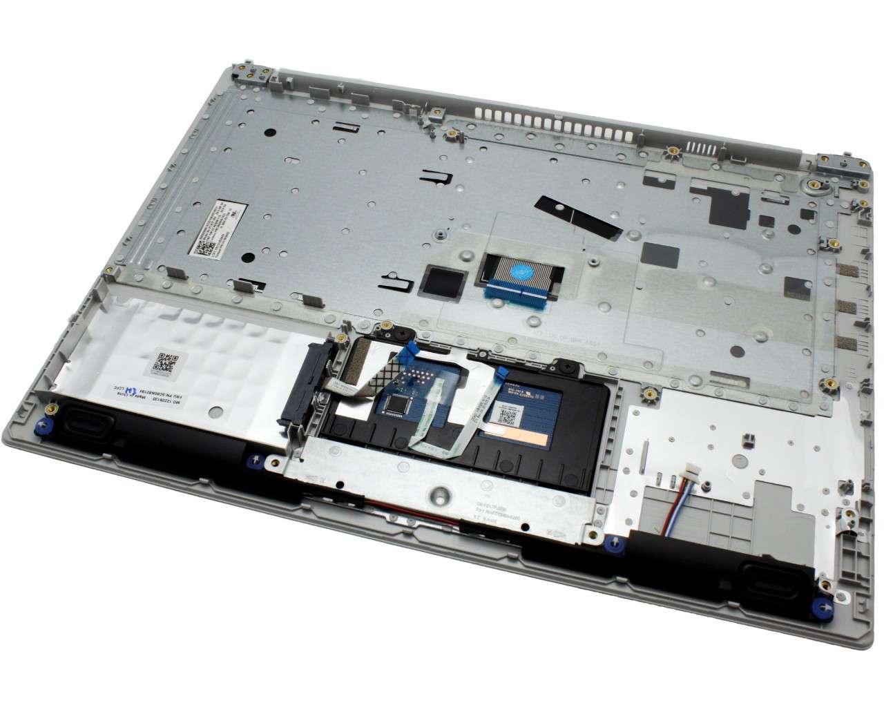 Tastatura Lenovo PK1314D2A02 Neagra cu Palmrest gri si Touchpad