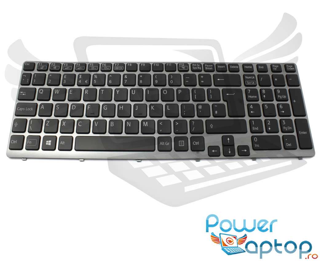 Tastatura Sony Vaio SVE1511F1EB iluminata backlit
