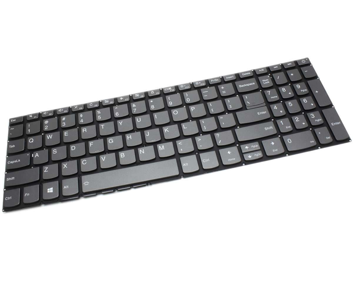 Tastatura Lenovo IdeaPad V320-17IKB Taste gri iluminata backlit