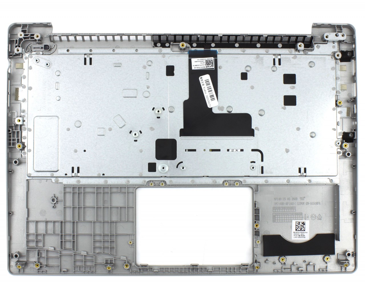 Tastatura Lenovo NKI151704M Gri cu Palmrest Argintiu iluminata backlit