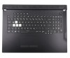 Tastatura Asus 90NR03C1-R31US0 Neagra cu Palmrest Negru si TouchPad iluminata backlit. Keyboard Asus 90NR03C1-R31US0 Neagra cu Palmrest Negru si TouchPad. Tastaturi laptop Asus 90NR03C1-R31US0 Neagra cu Palmrest Negru si TouchPad. Tastatura notebook Asus 90NR03C1-R31US0 Neagra cu Palmrest Negru si TouchPad