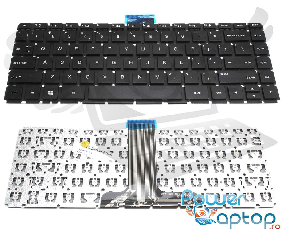 Tastatura HP Pavilion 13 S000 layout US fara rama enter mic