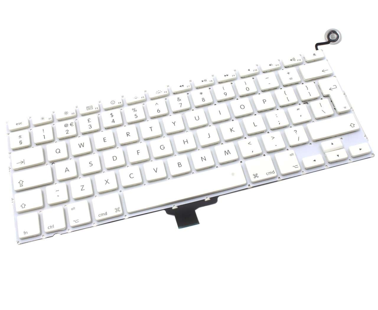 Tastatura Alba Apple MacBook A1342 2010 layout UK fara rama enter mare