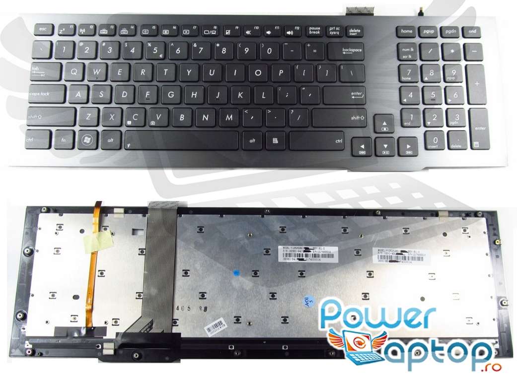 Tastatura Asus G75 iluminata backlit